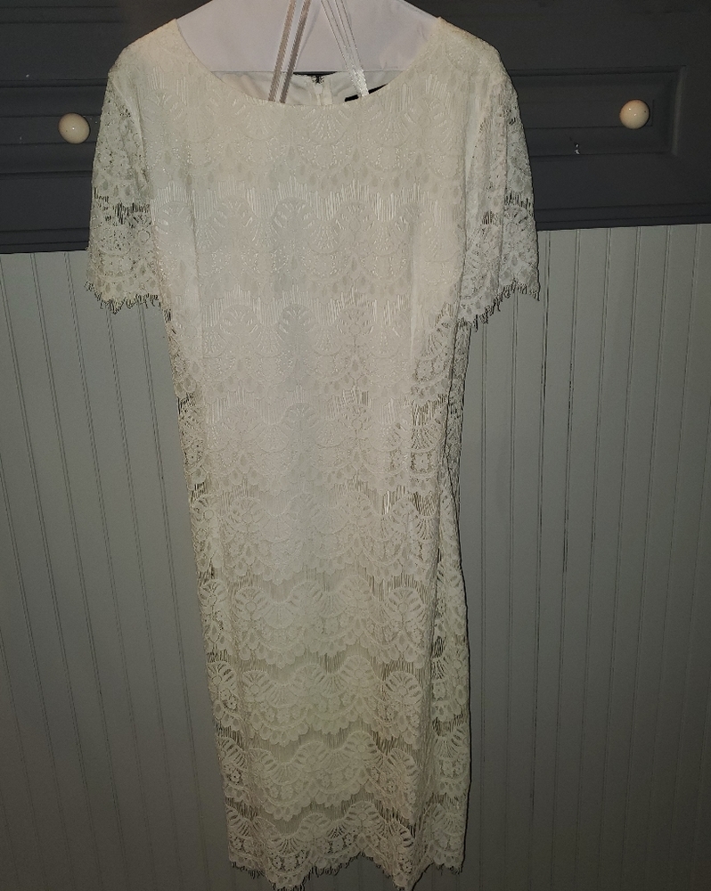Ivory lace dress